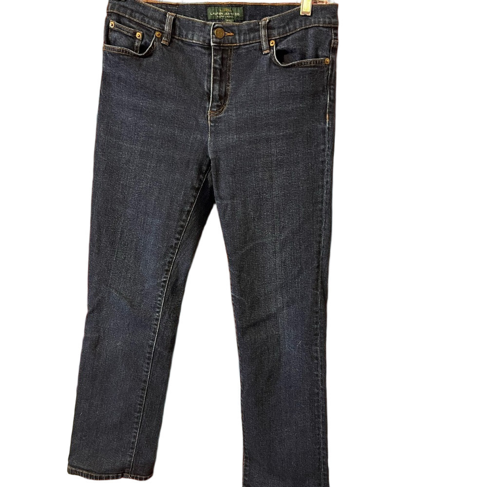 Ralph Lauren Deep Blue Straight Leg Jeans Classic 10